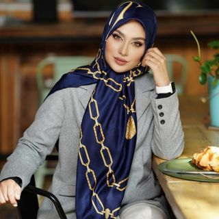 روسری ابریشم ژاکارد