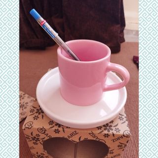 ماگ سرامیکی با زیردستی