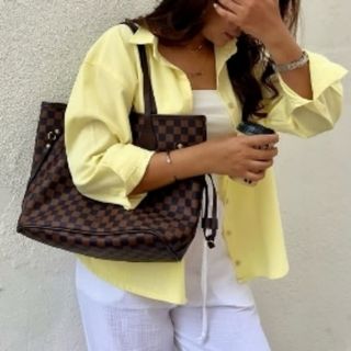شومیز لینن لیمویی