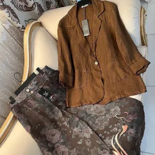 دو تیکه  شومیز کتی شلوار