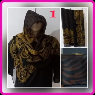 روسری حریر مجلسی