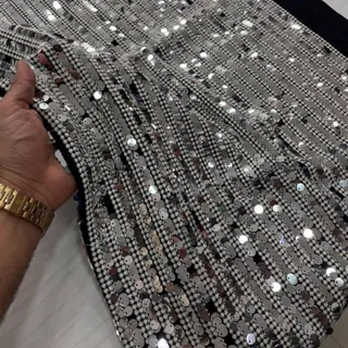 پارچه لنین سوزندوزی هندی
