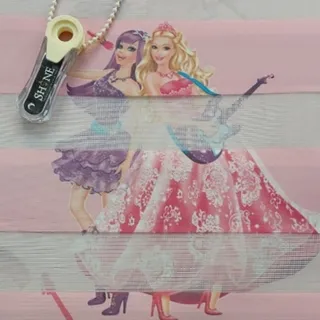 پرده زبرا دخترانه