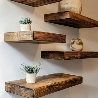 شلف دیواری پایه مخفی