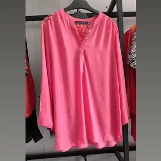 شومیز نخی گیپور دار